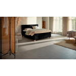 Karlsson Boxspring Solid Lina Vlak Met Gestoffeerde Matras - 180 x 220 cm - black - Zwart