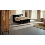 Karlsson Boxspring Solid Lina Vlak Met Gestoffeerde Matras - 140 x 200 cm - black - Zwart