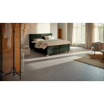 Karlsson Boxspring Solid Lina Vlak Met Gestoffeerde Matras - 160 x 220 cm - green - Groen