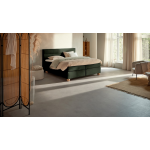 Karlsson Boxspring Solid Lina Vlak Met Gestoffeerde Matras - 160 x 210 cm - green - Groen