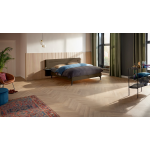 Karlsson Boxspring Element Hallbar Vlak Met Balance Matras - 140 x 200 cm - cappuccino