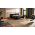 Karlsson Boxspring Element Hallbar Vlak Met Balance Matras - 160 x 200 cm - black - Zwart