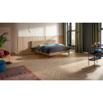 Karlsson Boxspring Element Hallbar Vlak Met Balance Matras - 160 x 200 cm - etna caramel