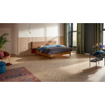 Karlsson Boxspring Element Hallbar Vlak Met Balance Matras - 140 x 200 cm - olbia caramel