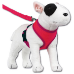 Doxtasy Hondentuig Round Loop Harnass Mesh Fluo Pink