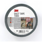 3M™ 1900S50 Textieltape Zwart (l x b) 45.7 m x 48 mm 45.7 m - Wit