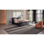 Karlsson Boxspring Autentik Tunn Verstelbaar Met Gestoffeerd Matras - 180 x 220 cm - anthracite