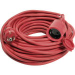 as - Schwabe 60205 Stroom Verlengkabel 16 A 5.00 m - Rood