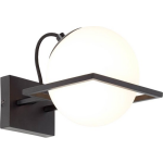 Patsy 96852/76 Wandlamp E14 40 W Zwart, - Wit