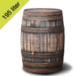 Vatenhandel Stijf Regenton Whiskey 195 liter hergebruik robuust - Bruin