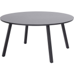 Sophie Miami round hpl table 128 cm - Zwart