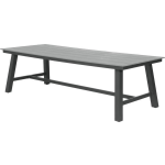 Garden Impressions Brisbane tafel 250x100 carbon black/ grey polywood - Bruin