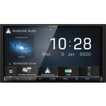 Kenwood Autoradio met scherm dubbel DIN DMX8020DABS Aansluiting voor achteruitrijcamera, Aansluiting voor stuurbediening, DAB+ tuner, Bluetooth handsfree