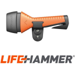 LifeHammer 10660 10660 Reddingstool Incl. houder, Riemsnijder, Glasbreker (l x b x h) 21.5 x 14 x 3.7 cm