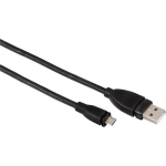 Hama USB 2.0 Aansluitkabel [1x USB-A 2.0 stekker - 1x Micro-USB 2.0 B stekker] 25.00 cm Vergulde steekcontacten - Zwart