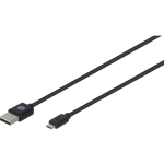 HP USB 2.0 Aansluitkabel [1x USB-A 2.0 stekker - 1x Micro-USB 2.0 B stekker] 3.00 m - Zwart