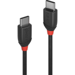 Lindy USB 3.1 (gen. 2) Aansluitkabel [1x USB-C stekker - 1x USB-C stekker] 0.50 m - Zwart