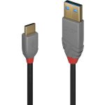 Lindy USB 2.0 Aansluitkabel [1x USB-A 2.0 stekker - 1x USB-C stekker] 1.00 m - Zwart