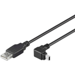 Techly USB 2.0 Aansluitkabel [1x USB-A 2.0 stekker - 1x Mini-A-USB-stekker] 1.80 m - Zwart
