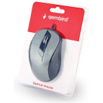 Gembird MUS-6B-01-BG WiFi-muis USB Optisch Zilver, - Zwart