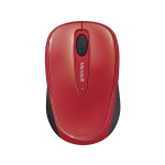 Back-to-School Sales2 Mobile Mouse 3500 WiFi-muis USB, Radiografisch BlueTrack Zwart, - Rood