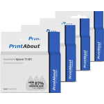 PrintAbout - Inktcartridge / Alternatief voor de Epson T1281 / 4 Kleuren