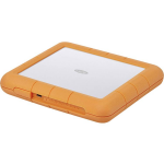 Lacie STHT8000800 Rugged RAID Shuttle Externe harde schijf (3.5 inch) 8 TB Zilver, USB-C USB 3.1 - Oranje