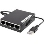 renkforce RF-4451433 Netwerk switch 5 poorten 100 Mbit/s USB-stroomverzorging