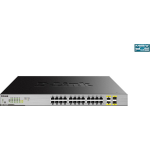 D-link 26-Port Layer2 PoE+ Gigabit Switch Netwerk switch 26 poorten