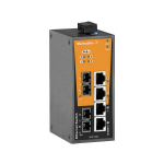 Weidmüller IE-SW-BL06-4POE-2SC Industrial Ethernet Switch 10 / 100 Mbit/s PoE-functie