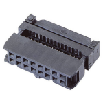 BKL Electronic 10120616 Pinconnector Rastermaat: 1.27 mm Totaal aantal polen: 68 Aantal rijen: 2 1 stuk(s)