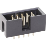 TRU COMPONENTS TC-2521079 Male connector Zonder uitwerphendel Rastermaat: 2.54 mm Totaal aantal polen: 14 Aantal rijen: 2 200 stuk(s)