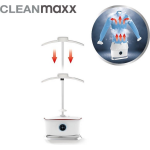 CleanMaxx 02968 Strijkmachine voor overhemden, Zilver (mat) 1800 W - Wit