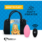 Feelz Toys FEELZTOYS - PANTY VIBE REMOTE CONTROLLED VIBRATOR - PINK - Roze
