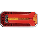 Was Aanhangerachterlicht Open kabeleinden Knipperlicht, Remlicht, Achterlicht Achter, Links, Rechts 12 V, 24 V Meerdere kleuren Helder glas