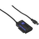 Digitus USB 3.0 Aansluitkabel [1x USB 3.0 stekker A - 1x SATA-combi-bus 15+7-polig] 1.20 m - Zwart