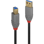Lindy USB 3.0 Aansluitkabel [1x USB 3.0 stekker A - 1x USB 3.0 stekker B] 2.00 m - Zwart