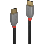 Lindy USB 2.0 Aansluitkabel [1x USB-C stekker - 1x USB-C stekker] 0.50 m - Zwart