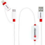 Skross USB 2.0 Aansluitkabel [1x USB - 1x USB-C stekker] 2.00 m - Wit