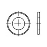 TOOLCRAFT 105362 Onderlegringen Binnendiameter: 5.3 mm DIN 125 Staal 1000 stuk(s)