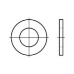 TOOLCRAFT 105535 Onderlegringen Binnendiameter: 6.6 mm DIN 126 Staal 100 stuk(s)