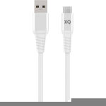 XQISIT oplaadkabel USB-C naar USB-A (Wit)