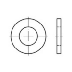 TOOLCRAFT 135736 Onderlegringen Binnendiameter: 4 mm DIN 1440 Staal 250 stuk(s)