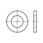 TOOLCRAFT 135820 Onderlegringen Binnendiameter: 8 mm DIN 1441 Staal 250 stuk(s)