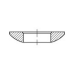 TOOLCRAFT 137886 Kogelschijven Binnendiameter: 8.4 mm DIN 6319 Staal 50 stuk(s)