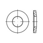 TOOLCRAFT 138280 Veerringen Binnendiameter: 4 mm DIN 6796 Verenstaal Gefosfateerd 250 stuk(s)