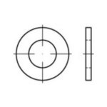 TOOLCRAFT 147780 Onderlegringen Binnendiameter: 5.3 mm ISO 7089 Staal 100 stuk(s)