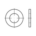 TOOLCRAFT 147798 Onderlegringen Binnendiameter: 4.3 mm ISO 7089 Staal 200 stuk(s)