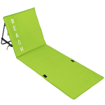 Tectake - Strandmat Met Leuning (Lxbxh): 150 X 55 X 46 Cm - 402442 - Groen