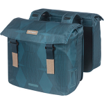 Basil Elegance - Dubbele Fietstas - 40-49 Liter - Estate - Blauw